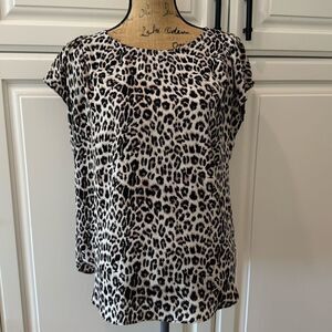 Philosophy Cheetah print blouse